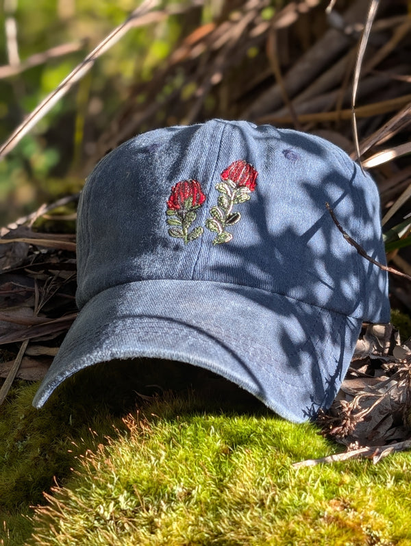 Scarlet Banksia Dad Cap